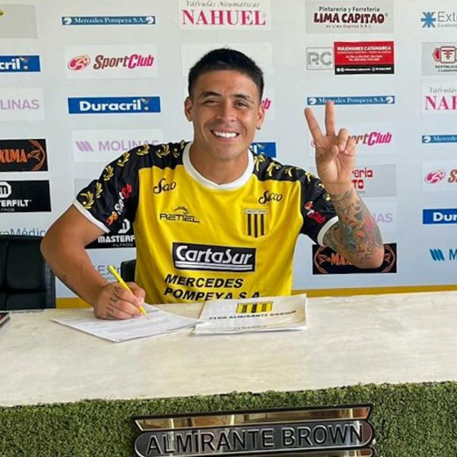 Imagen Desde enero, Brian Fernández tiene una nueva oportunidad en Almirante Brown.