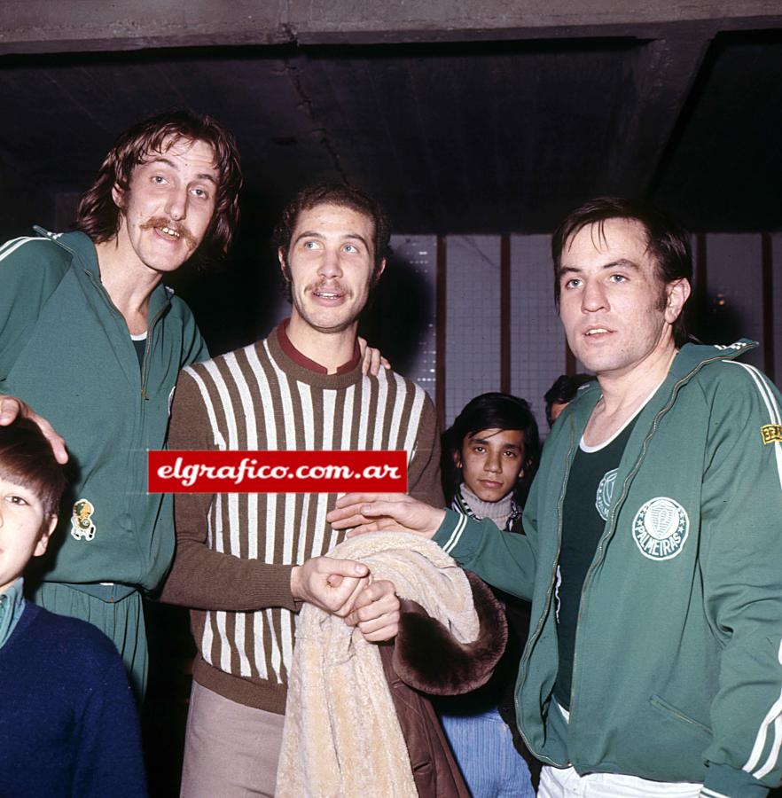 Imagen Con Finito Gehrmann y el Gallego González. Compañeros en Gimnasia, en Provincia y en la Selección Argentina. Amigos y maestros.