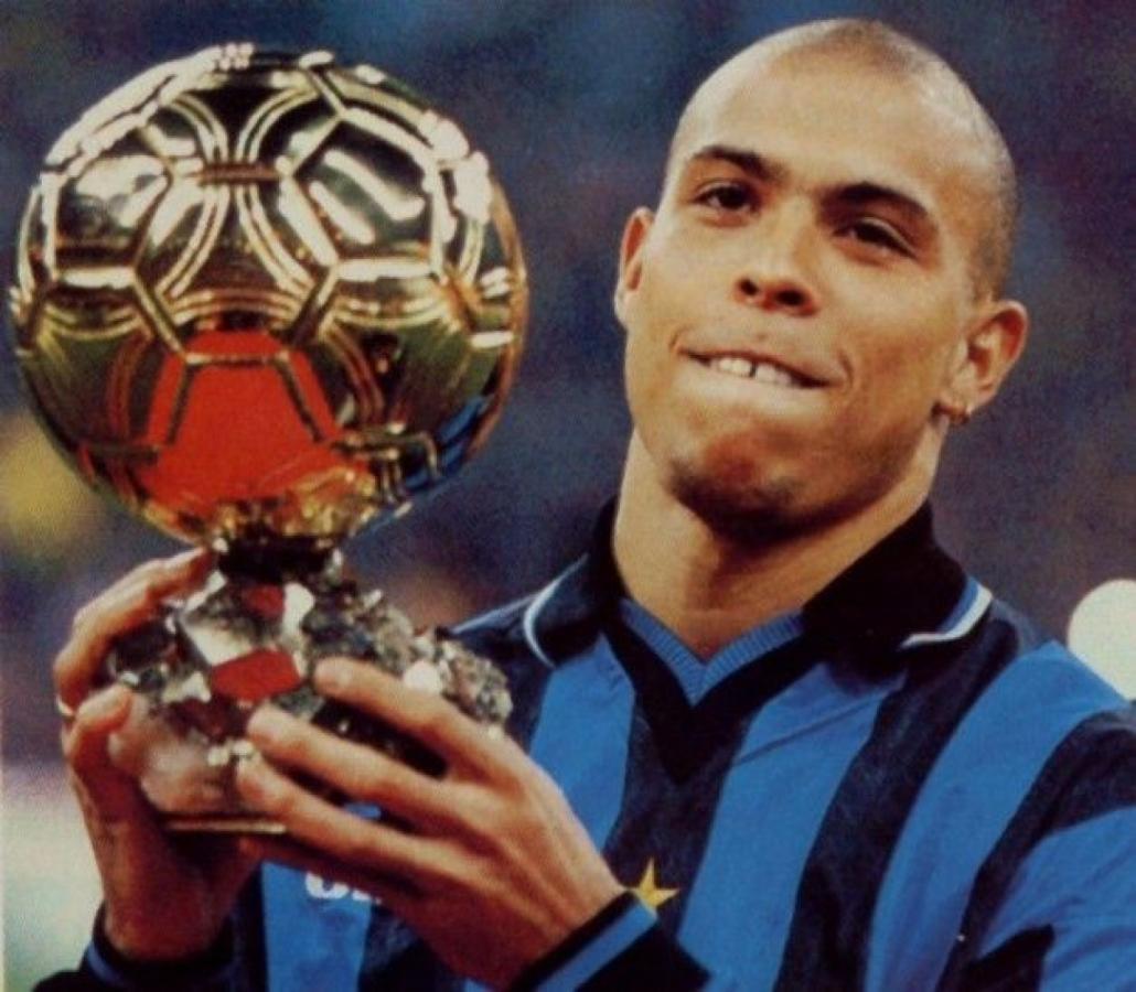 Imagen Ronaldo Nazario, el ganador más joven del premio.