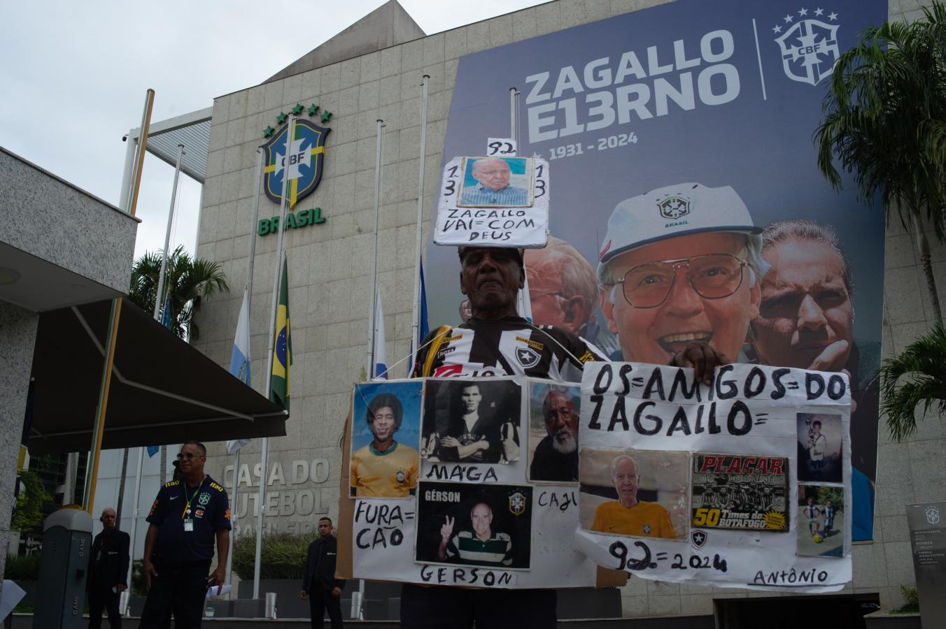 Imagen La despedida de Zagallo es en la sede de la CBF.