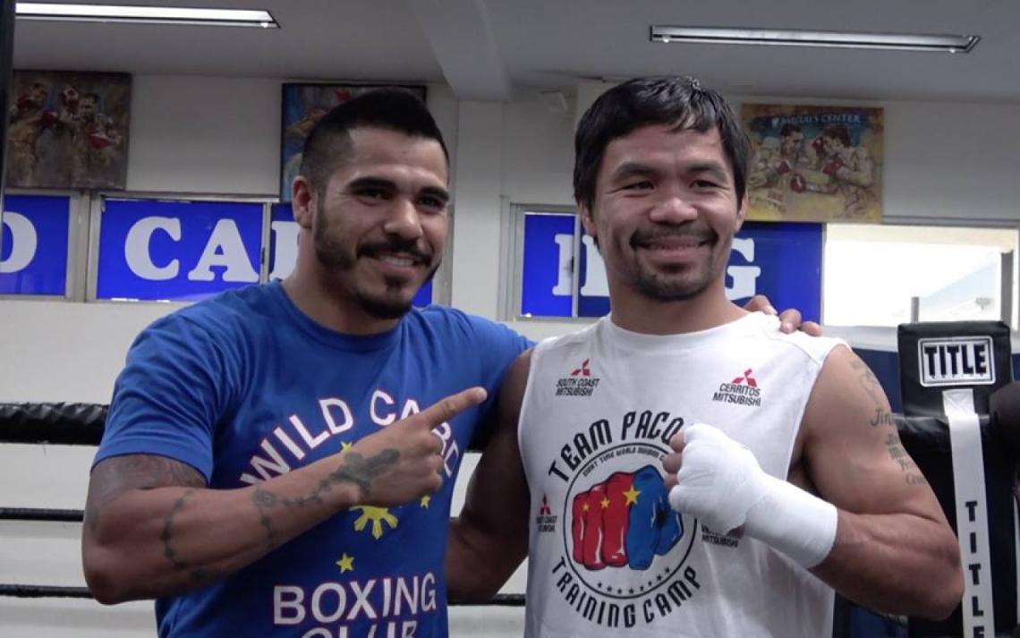 Imagen Cuellar y Pacquiao, juntos