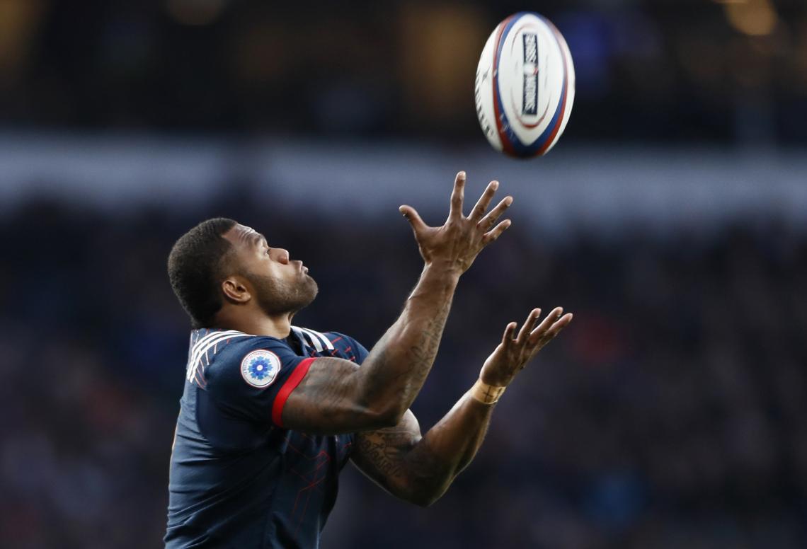 Imagen Virimi Vakatawa, un fijiano jugando para Francia