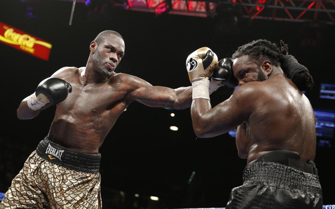 Imagen Wilder, en su triunfo ante Stiverne