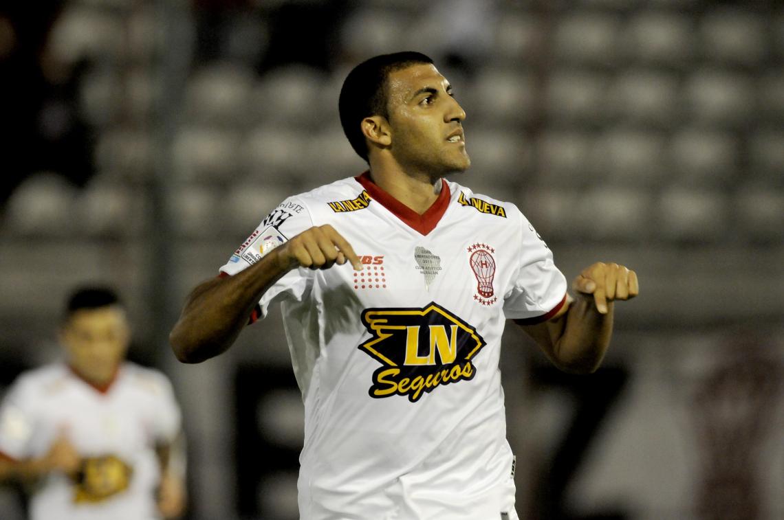 Imagen Wanchope, durante su paso por el Globo.