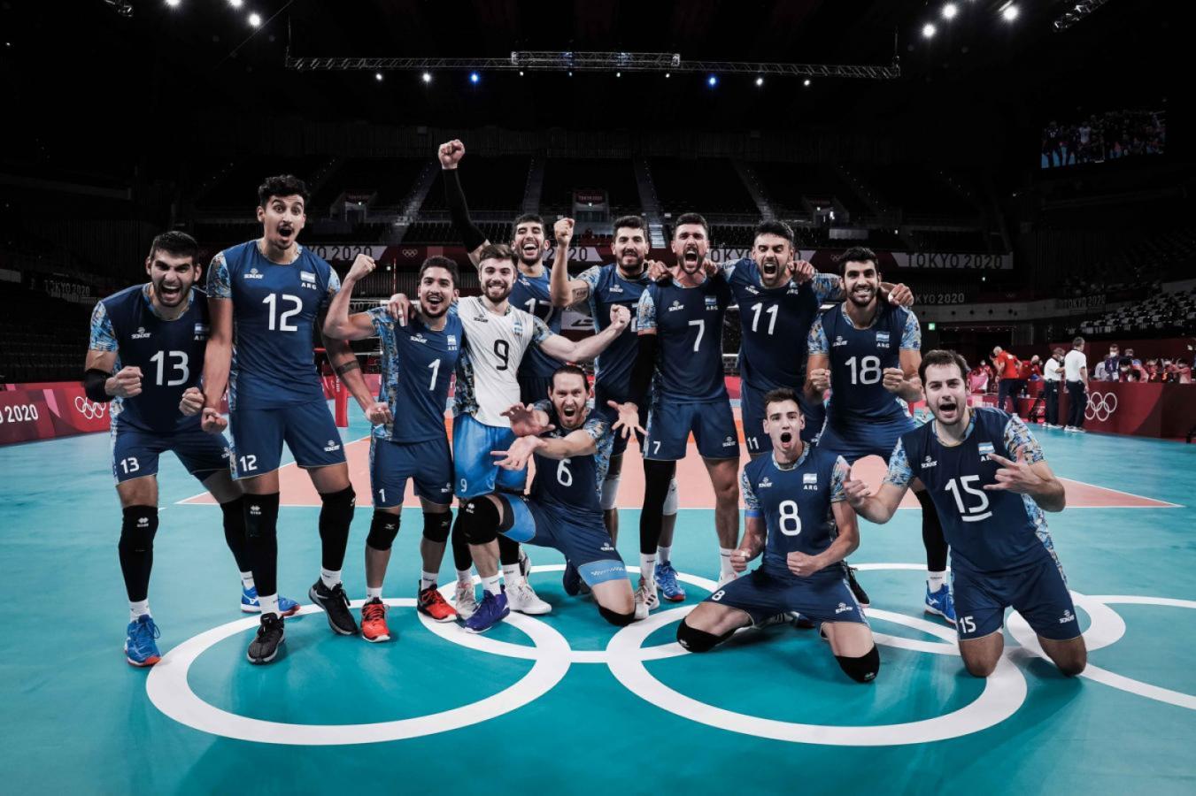 Imagen El seleccionado de voley, bronce en Tokio 2020.