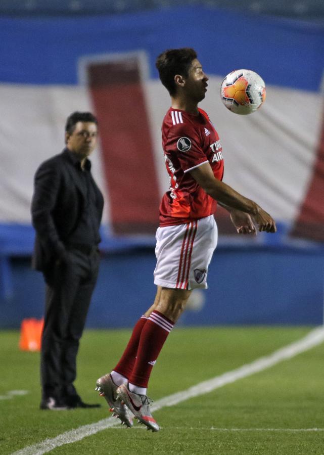 Imagen Gallardo sueña con volver a entrenar a Montiel. Foto: AFP