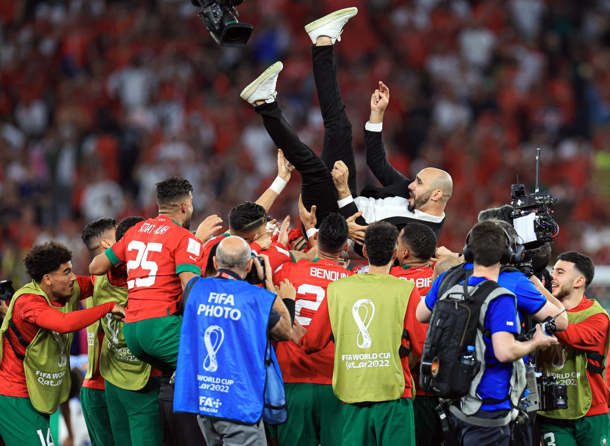 Imagen Walid Regragui, el entrenador que llevó a Marruecos a lo más alto (SALIH ZEKI FAZLIOGLU / ANADOLU AGENCY / Anadolu Agency via AFP)