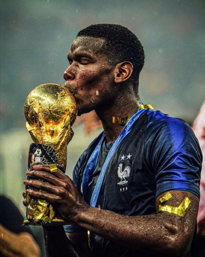 Imagen Paul Pogba salió campeón del mundo en Rusia 2018 con la selección francesa.