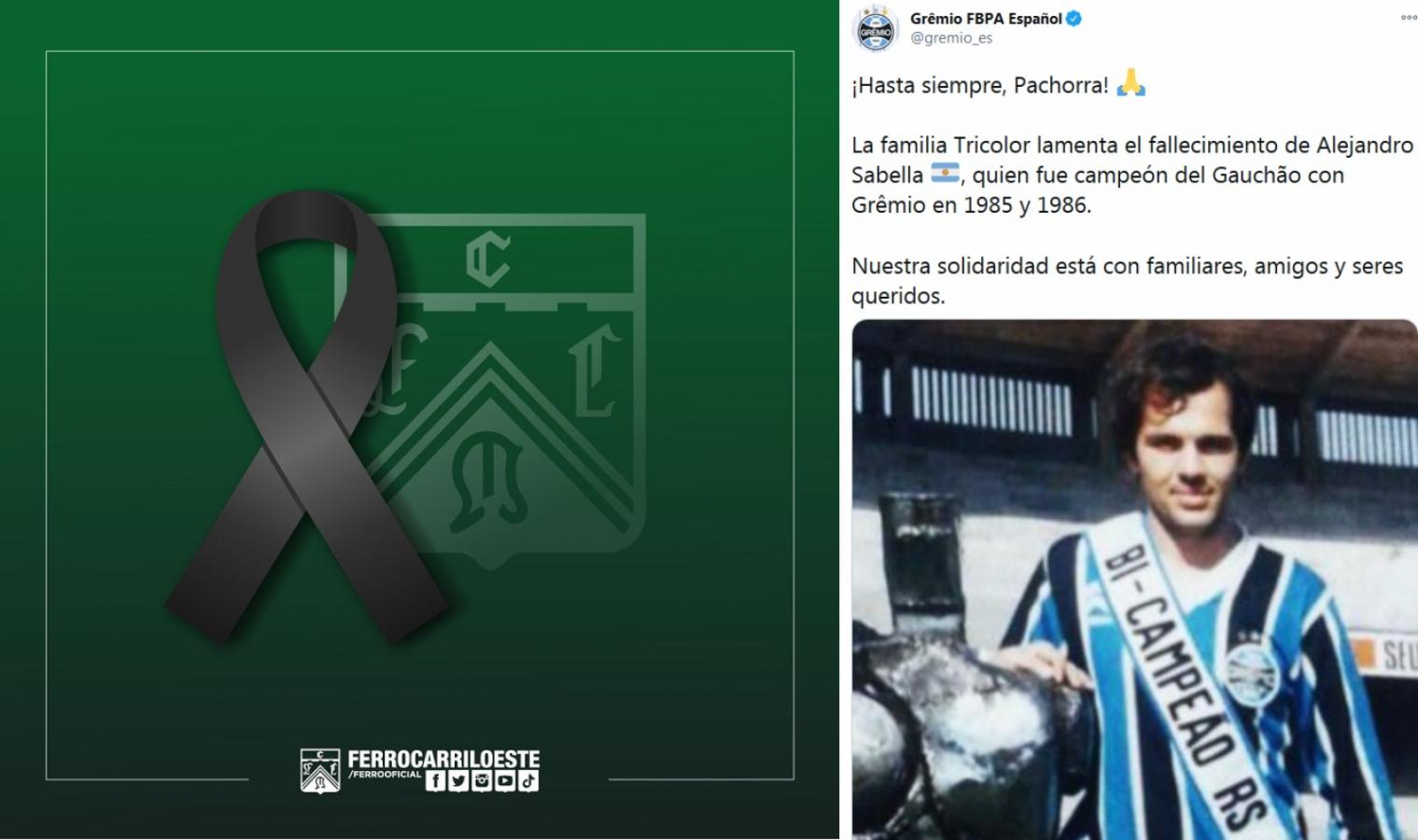 Imagen Ferro y Gremio también despidieron con afecto y respeto a Sabella.