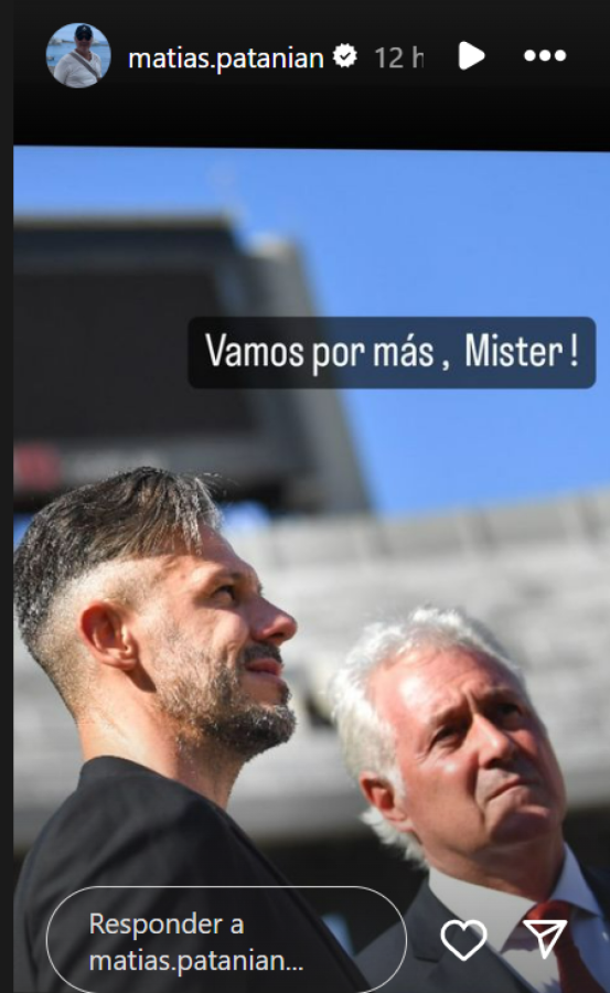 Imagen El apoyo del vicepresidente primero de River a Demichelis.