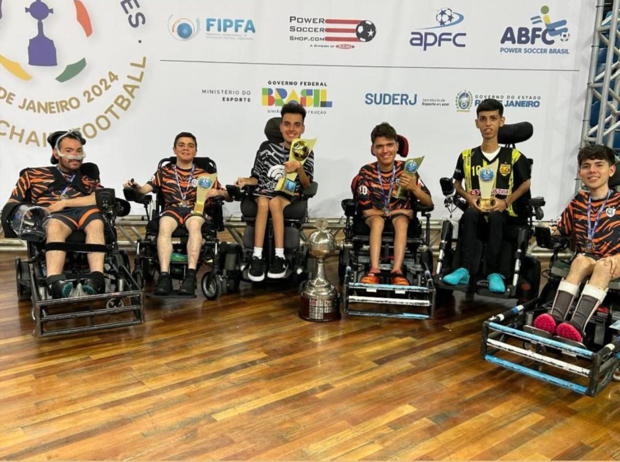 Imagen Tigres de Pacheco, tricampeón continental de Powerchair Football.