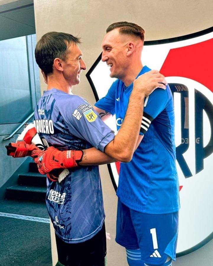 Imagen Respeto y admiración. Barovero y Armani, dos leyendas del arco de River.