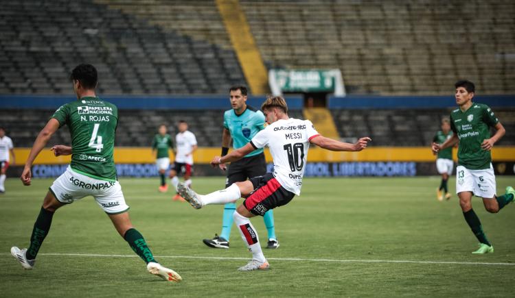 Imagen de NEWELL'S GANÓ EN LA COPA LIBERTADORES CON GOL DE MESSI