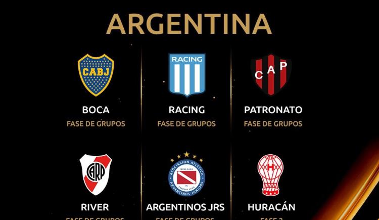 Imagen de River encabeza el ránking Conmebol