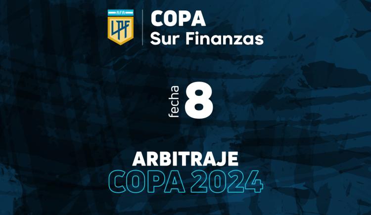 Imagen de Se designaron los árbitros de la octava fecha de la Copa de la Liga