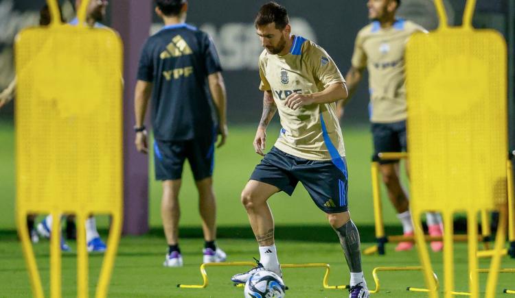 Imagen de Con Messi a la cabeza, la Selección Argentina se entrenó en Miami