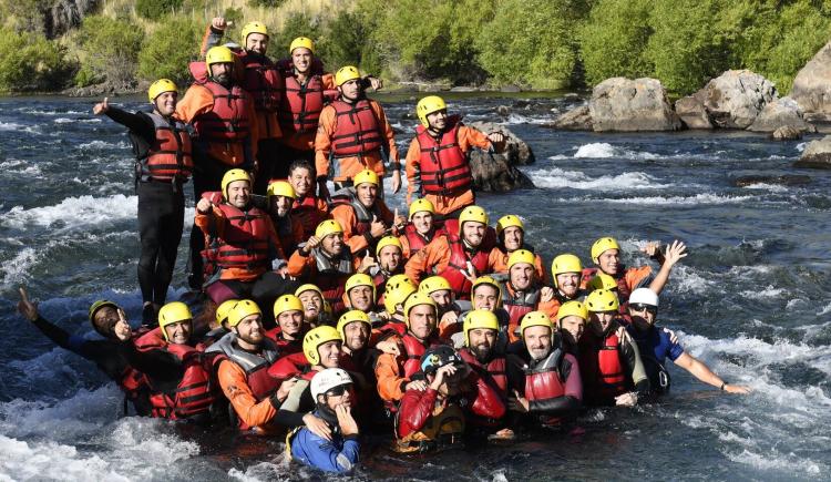 Imagen de LOS VIDEOS VIRALES DE RIVER PLATE HACIENDO RAFTING