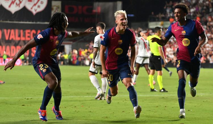 Imagen de Debut soñado para Dani Olmo en Barcelona