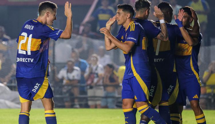 Imagen de Choque los cinco: los goles de Boca en su debut oficial en 2025