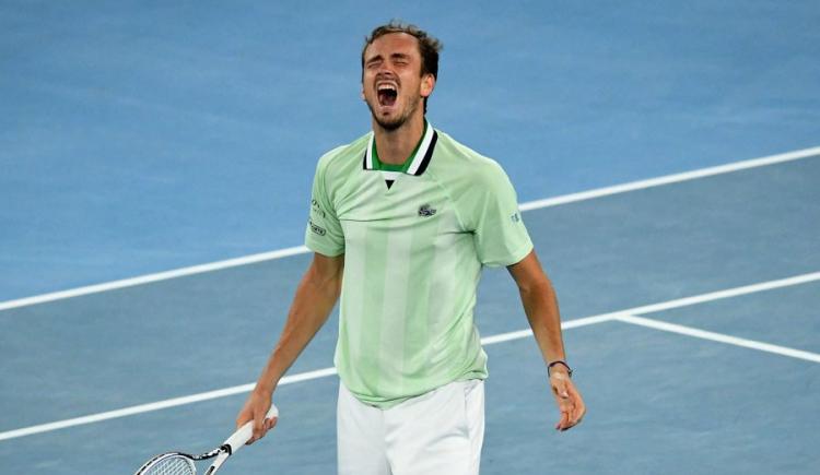 Imagen de ABIERTO DE AUSTRALIA: DANIIL MEDVEDEV LEVANTÓ DOS SETS Y UN MATCH POINT PARA AVANZAR A SEMIFINALES