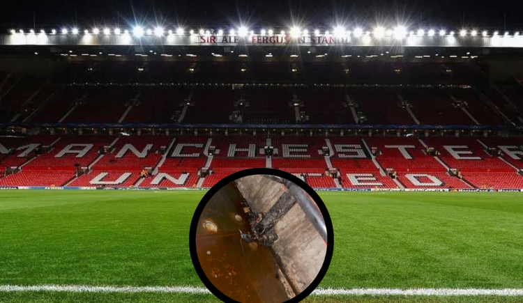 Imagen de Old Trafford, en la ruina: invasión de ratas y goteras