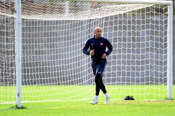 Imagen de Mercier se retiró lesionado del entrenamiento