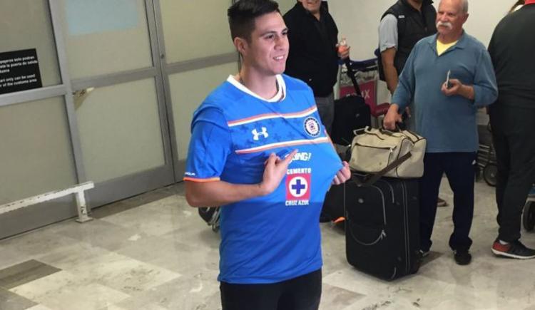 Imagen de Cristaldo llegó a México para sumarse a Cruz Azul