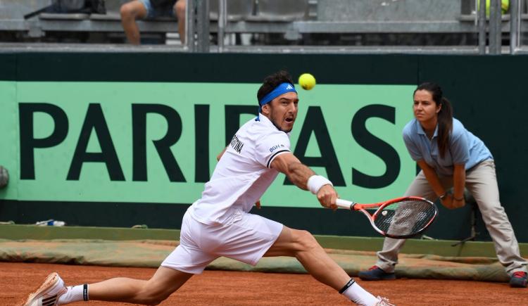 Imagen de COPA DAVIS: Mónaco cayó ante Fognini y la serie está 1-1