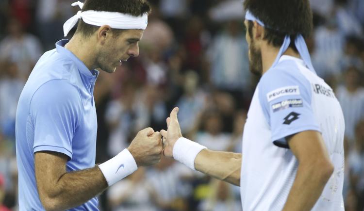 Imagen de Del Potro y Mayer lucharon, pero no pudieron