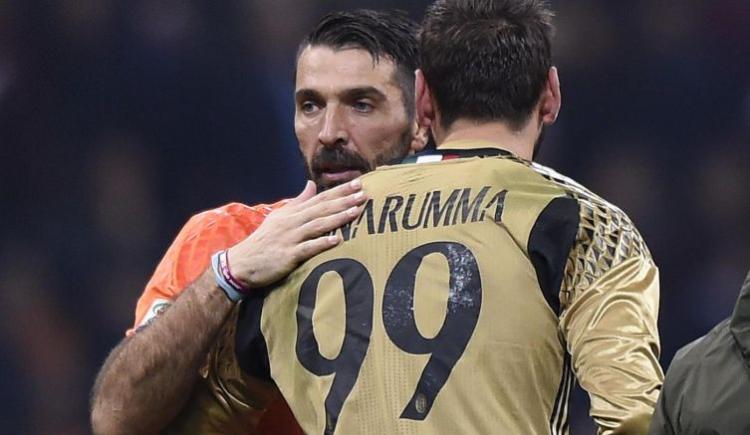 Imagen de El mensaje de Buffon a Donnarumma por sus 18