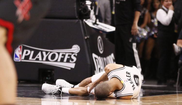 Imagen de San Antonio pierde a Parker para el resto de los playoffs