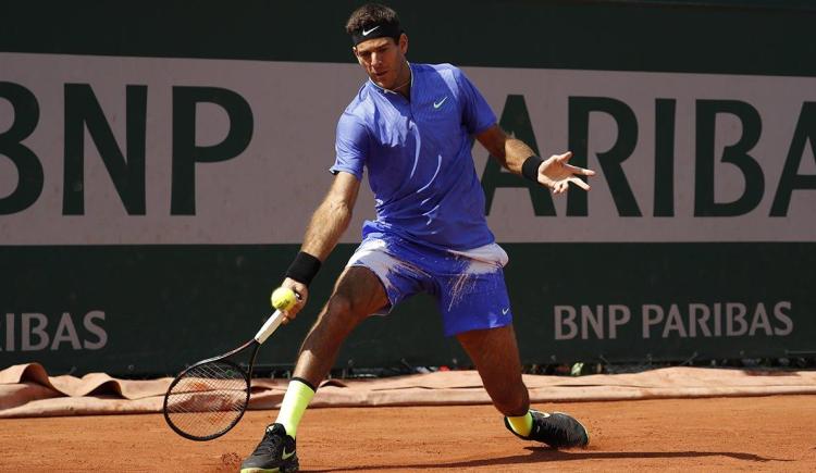 Imagen de Gran arranque de Del Potro en Roland Garros