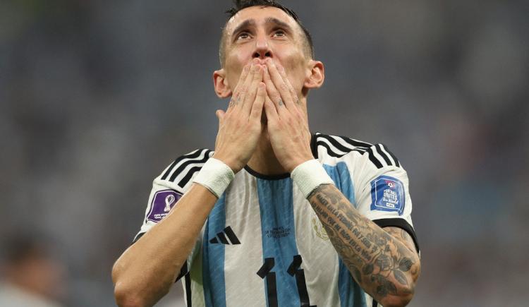 Imagen de Di María: tatuaje y continuidad en la Selección