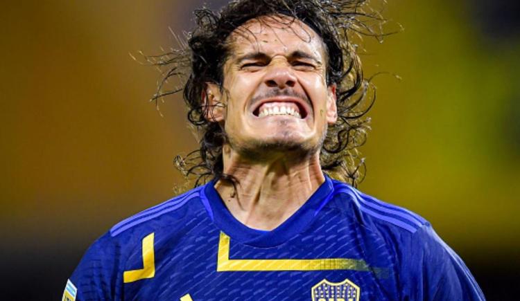 Imagen de Edinson Cavani, baja de último momento en Boca