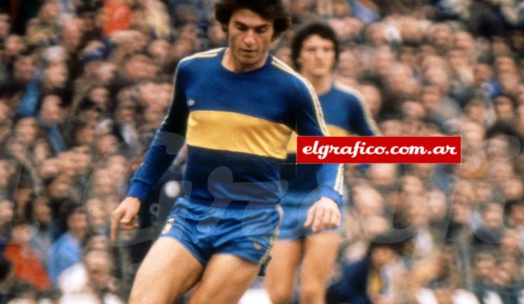 Imagen de 1980. Ruggeri debuta en Boca