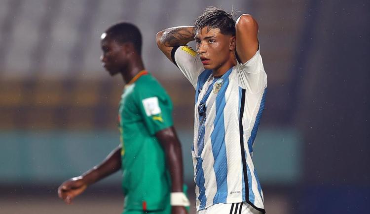 Imagen de Argentina cayó en el debut del Mundial Sub-17