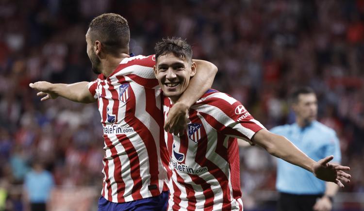 Imagen de Nahuel Molina anotó en la goleada de Atlético de Madrid