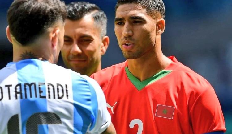 Imagen de Qué dijo Hakimi, capitán y figura de Marruecos, tras el escandaloso final ante Argentina