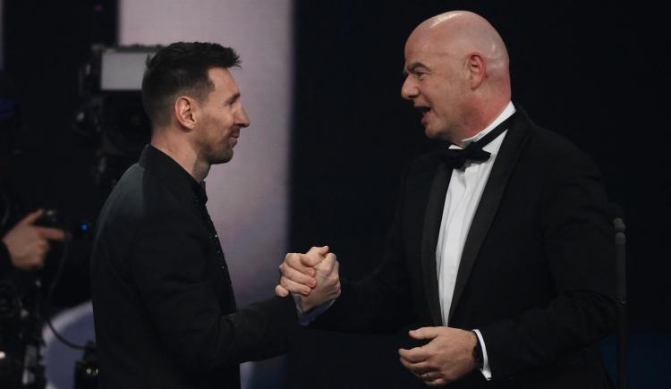 Imagen de El anhelo de Gianni Infantino con Lionel Messi