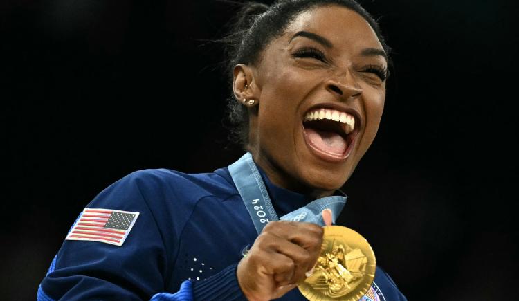 Imagen de Regreso con gloria: primera medalla de oro para Simone Biles en París