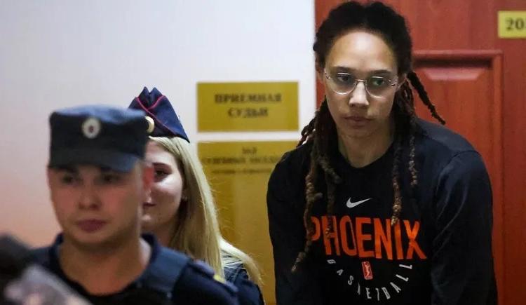 Imagen de Brittney Griner, condenada a 9 años de cárcel por tráfico de drogas