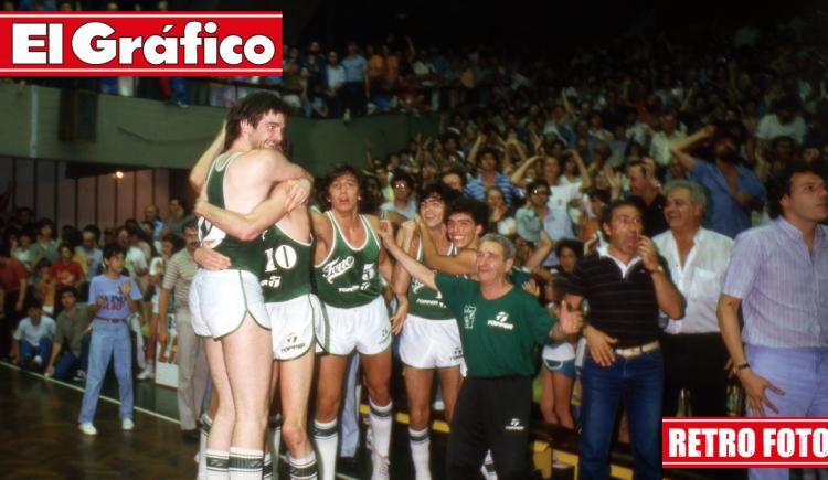 Imagen de 1985. FERRO, PRIMER CAMPEÓN DE LA LIGA NACIONAL