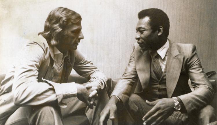 Imagen de Menotti y Pelé, el encuentro histórico