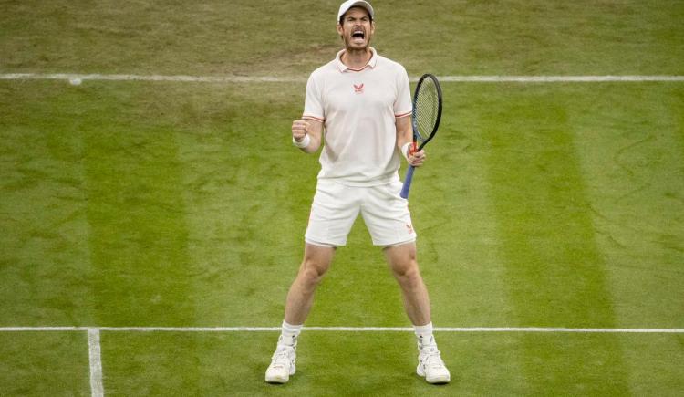 Imagen de ANDY MURRAY, ÉPICO: SOBREVIVIÓ A CINCO SETS Y SIGUE FIRME EN WIMBLEDON