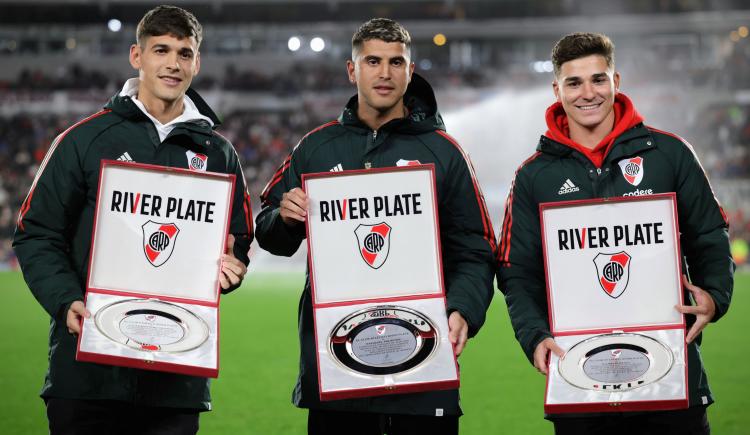 Imagen de El reconocimiento de River para sus campeones de la Selección