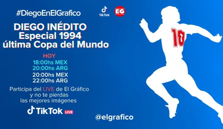 Imagen de EL ÚLTIMO MARADONA, EN OTRO IMPERDIBLE TIKTOK LIVE DE EL GRÁFICO